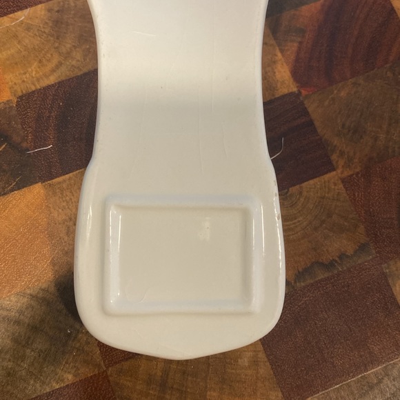 THL Ceramic White Spoon Rest - Picture 3 of 6
